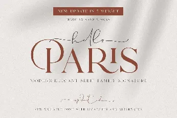 Hello Paris font