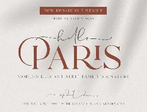 Hello Paris font