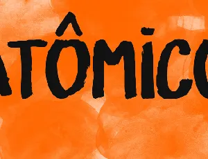 ATÃ”MICO font