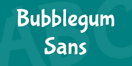 Bubblegum Sans font