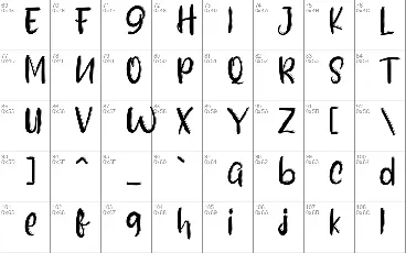 Hand Draw font