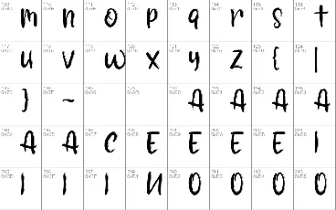 Hand Draw font