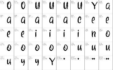 Hand Draw font