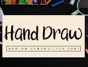 Hand Draw font