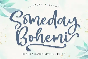 Someday Bohemi font