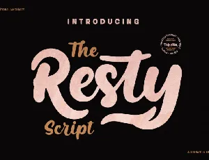 Resty font