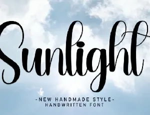 Sunlight Script Typeface font