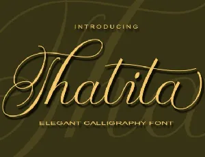 Thalita Script font