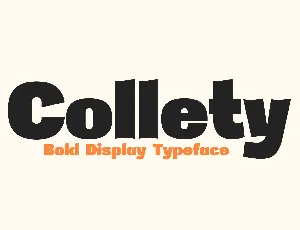 Collety font