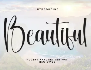 Beautiful Calligraphy font