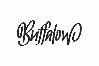 Buffalow Demo font