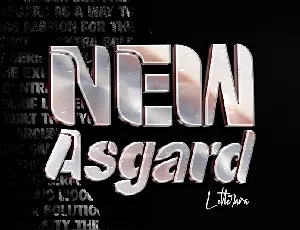 New Asgard - Personal Use font