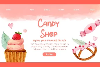 Candy Gum Demo font