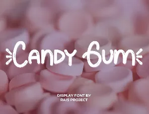 Candy Gum Demo font