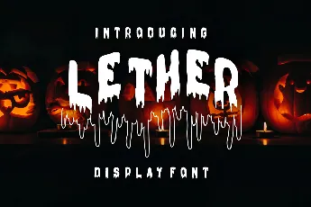 LETHER font