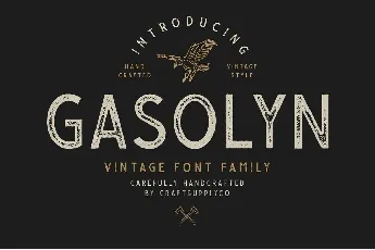 Gasolyn font