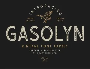 Gasolyn font