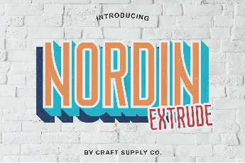 Nordin Demo font