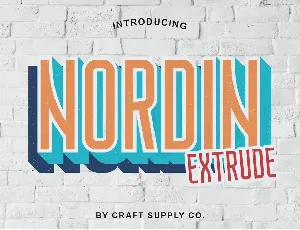 Nordin Demo font