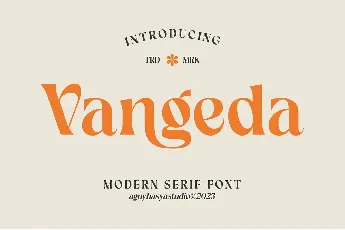 Vangeda font