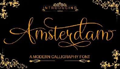 Amsterdam Calligraphy font