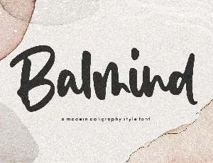 Balmind font