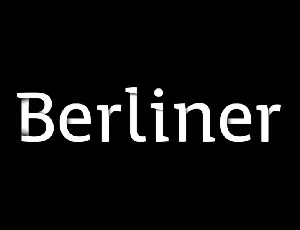 Berliner font