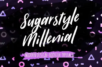 Sugarstyle Millenial Free font