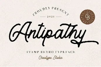 Antipathy font