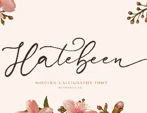 Hatebeen font