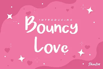 Bouncy Love font