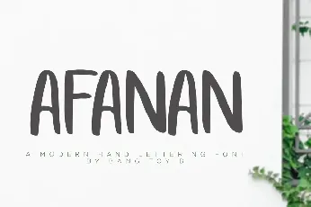 afanan font