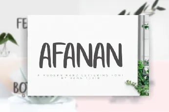 afanan font