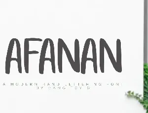 afanan font