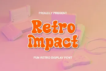 Retro Impact font