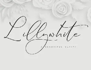 Lillywhite font