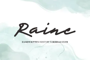 Raine font