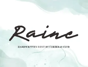 Raine font