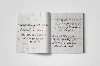 Nightingale Handwriting font