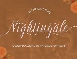 Nightingale Handwriting font