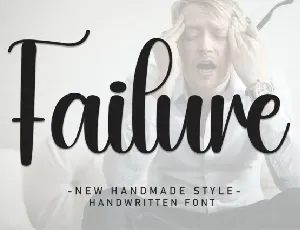 Failure Script Typeface font