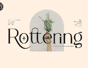 Rottering font