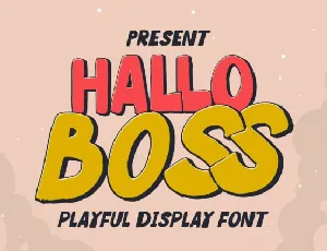 Hallo Boss font