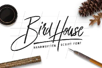 Bird House font