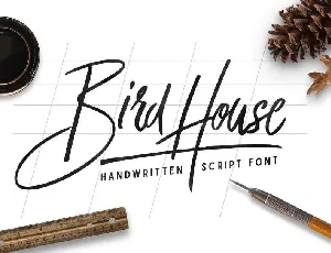 Bird House font