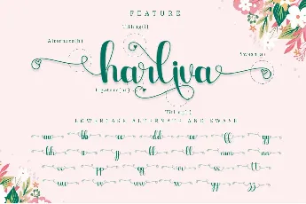 Harliva font