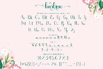 Harliva font