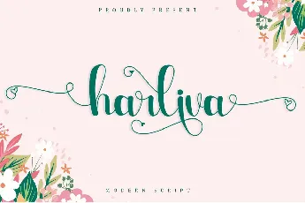 Harliva font