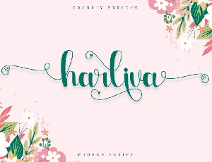 Harliva font