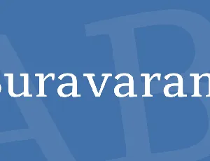 Suravaram font